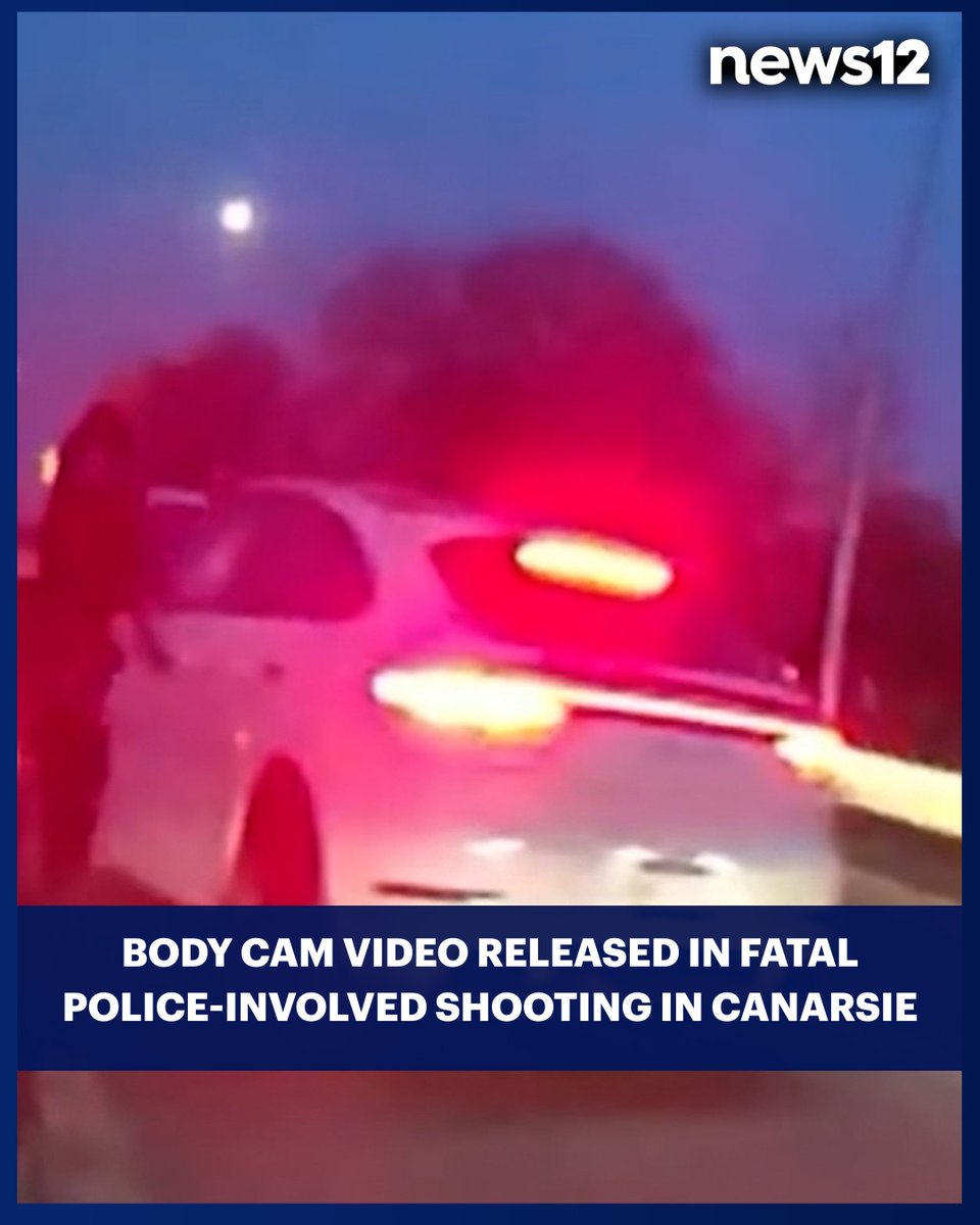 News12BK's tweet photo. BODY CAM FOOTAGE: The video shows the driver appearing to drive at the officers, which is when the officer shot at the driver.
#News12 #Brooklyn #NYPD #BodyCamVideo #Crime #Police #Canarsie #LocalNews #News
https://t.co/eL28GzBlKG https://t.co/YjjKtnjhod