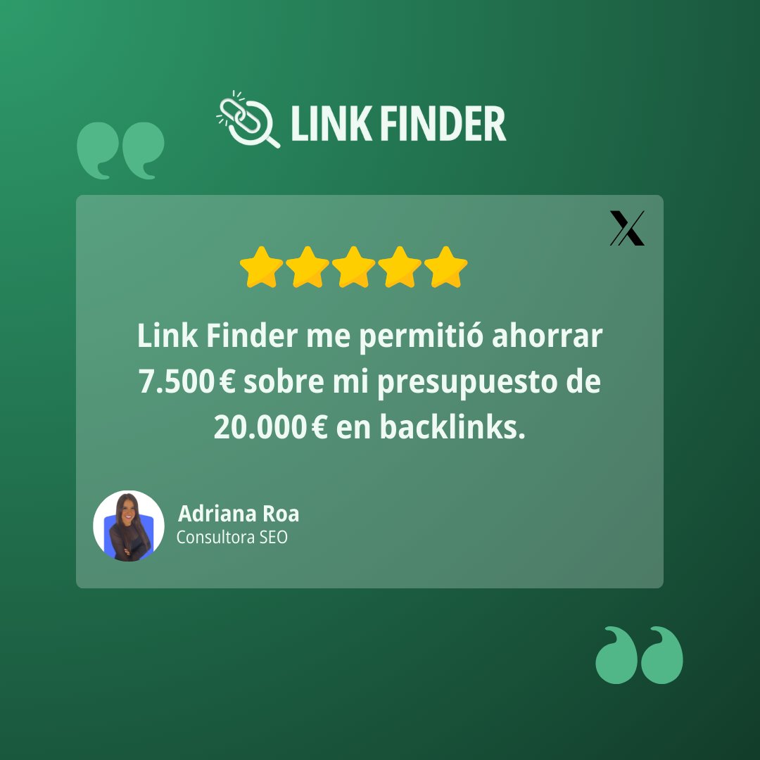 LinkFinderOK's tweet photo. La IA y los datos están cambiando las reglas del juego en el mundo del SEO.

Más de 1000 expertos en SEO ya usan Link Finder y su IA para encontrar backlinks de calidad al mejor precio.

→ Satisfecho o te devolvemos tu dinero.