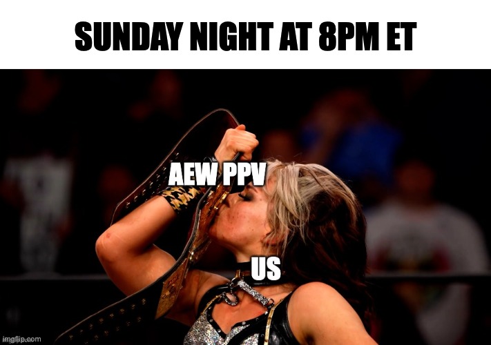 Fubo (@fubotv) on Twitter photo You like wrestling?
You like memes?
We got both.
Order your <a href="/AEW/">All Elite Wrestling</a> Pay Per View for Sunday here: fubotv.com/aew-don You like wrestling?
You like memes?
We got both.
Order your <a href="/AEW/">All Elite Wrestling</a> Pay Per View for Sunday here: fubotv.com/aew-don