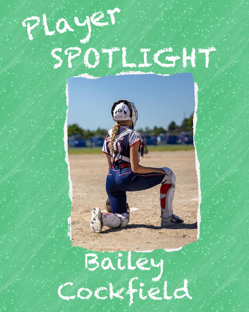 Now our freshman catcher Bailey Cockfield. A positive influence on the field using her voice to direct traffic from behind the dish. Favorite song is Spring Into Summer by Lizzy Alpine. Keep grinding Bailey! Go Warriors! 💙🥎🩶🥎 #wlwsoftball #warriorssoftball #wlwathletics