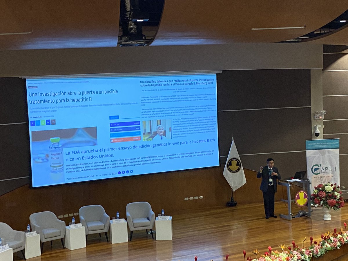 Nuevas terapias para VHB: ¿estamos cerca de la cura funcional?
-Dr. Martin Padilla