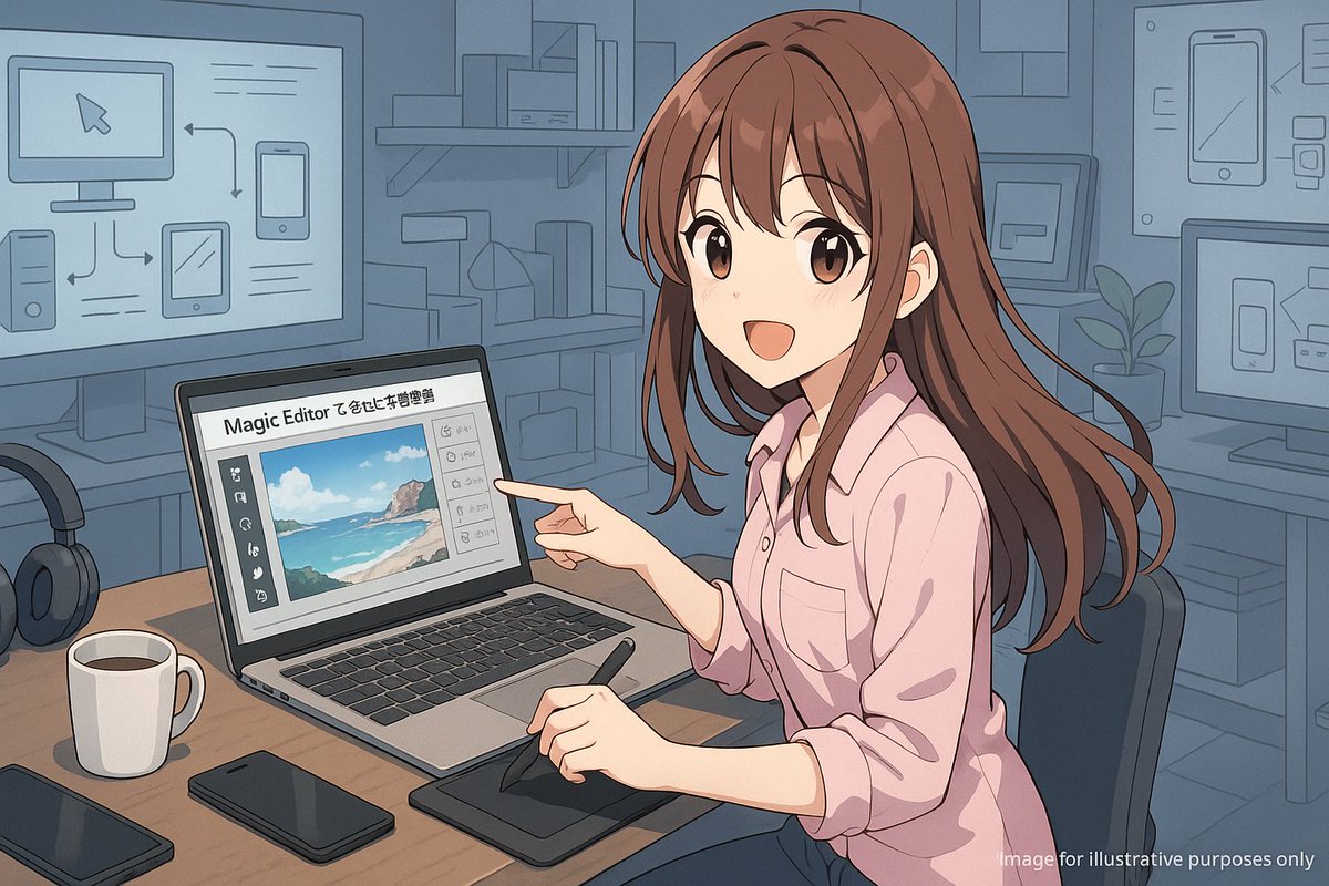 10commandmates's tweet image. Pixel 9の「Magic Editor」が便利すぎる。

写真の構図も背景も自由に再構築できるって…もうプロの編集技術いらないのでは？

スマホ一台で理想の一枚が完成。

#PixelTips #GoogleAI #写真編集