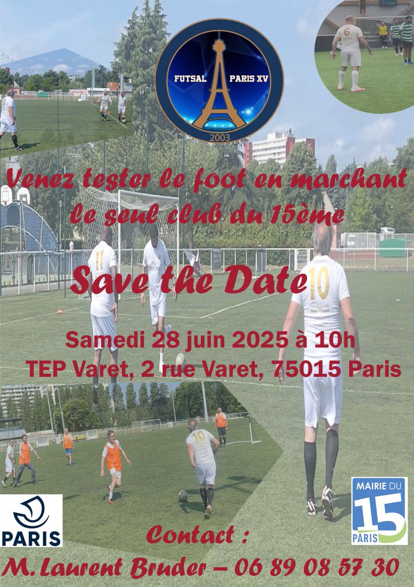 SAVE THE DATE !

3 moments !
3 catégories !
Soirée Seniors le 4 juin à 21h
Soirée Féminine le 4 juin à 19h30
Matinée en marchant le 28 juin à 10h
Venez testé !!