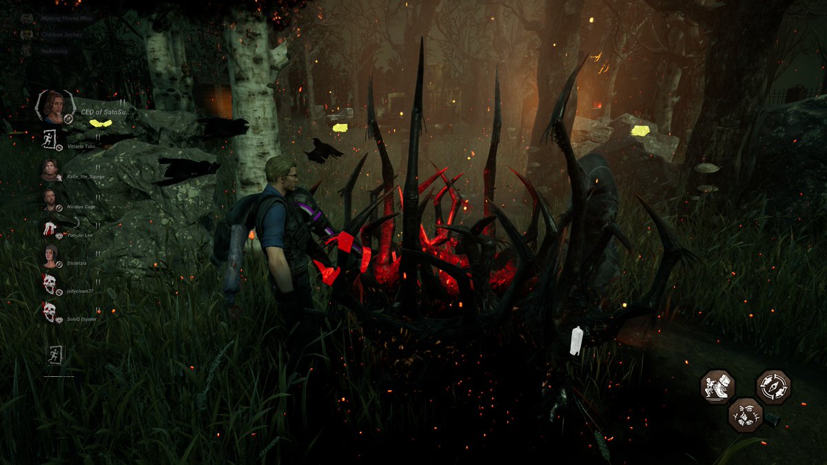 Wesker bugged out so we all sacrificed ourselves for him bc they were rolling us prior to this