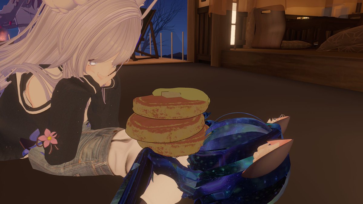 パンケーキ窒息