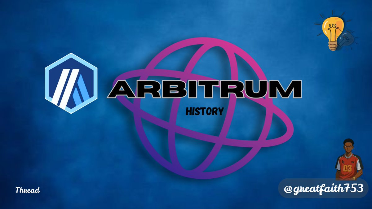 greatfaith753's tweet photo. Don't know if some of you, ever wondered how Arbitrum came about?
Here's a quick summary of the origin and key milestone of how it came about....
π§΅
#Arbitrum #Innovations #Bullish #layer2scalingsolution
@arbitrum https://t.co/55s1BAptcF