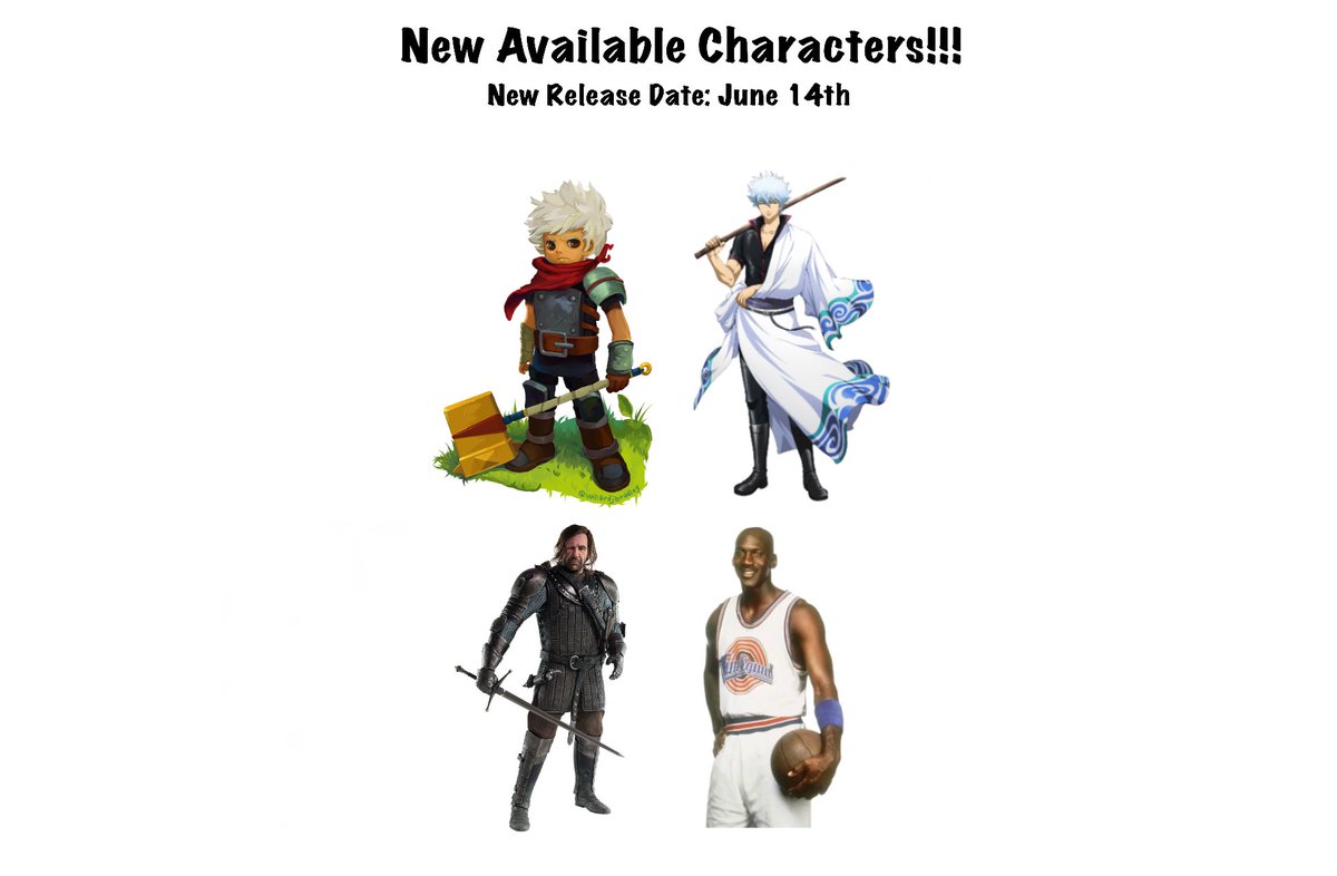 Arte1Bds's tweet photo. #Multiversus #MultiversusForeverCollab #ArtCollab #OpenSlots #Gintama #GameOfThrones #HouseOfTheDragon #SpaceJam #Bastion #lookingforartist 

Im currently searching artists for the following chars. 
Gintoki
The Kid
The Hound
Michael Jordan

If anyone shows interest, DM or comment https://t.co/MD3N13nVHR