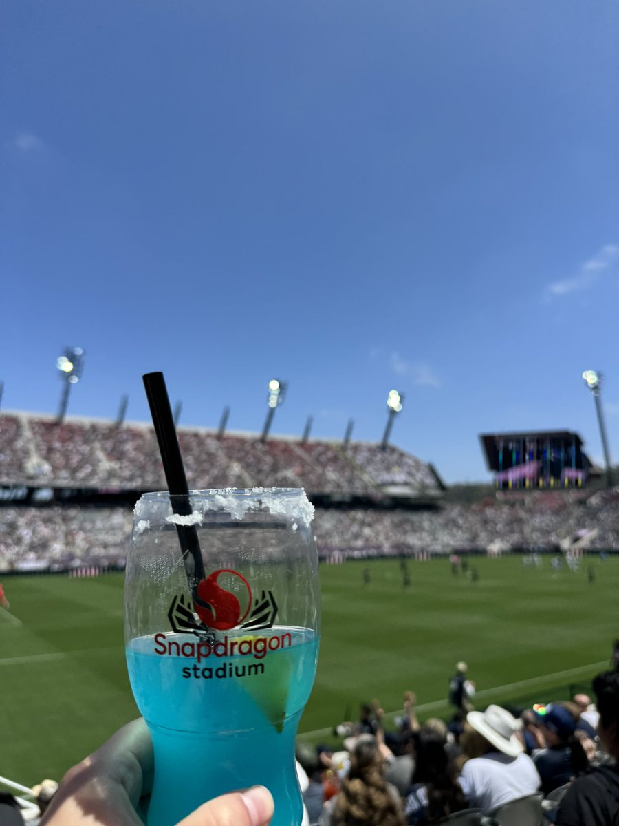 First <a href="/sandiegofc/">San Diego FC</a> game!!! And they got the win!!! ⚽️⚽️⚽️🥰🍹