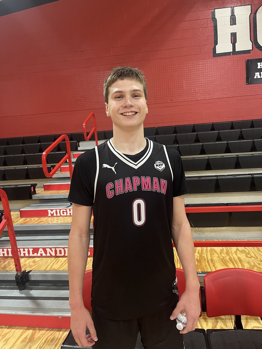 Charlie Gambill (@charliegambill1) on Twitter photo Player of the game: <a href="/JJWalters9/">JJ Walters</a>
2026 6’5 JJ Walters did everything for his team today in an electric game. Knocking down threes, scoring tough in the post, blocking shots, what a performance for this kid
<a href="/academy_chapman/">ChapmanBasketballAcademy</a> <a href="/NxtProHoops/">NXTPRO Hoops</a> Player of the game: <a href="/JJWalters9/">JJ Walters</a>
2026 6’5 JJ Walters did everything for his team today in an electric game. Knocking down threes, scoring tough in the post, blocking shots, what a performance for this kid
<a href="/academy_chapman/">ChapmanBasketballAcademy</a> <a href="/NxtProHoops/">NXTPRO Hoops</a>