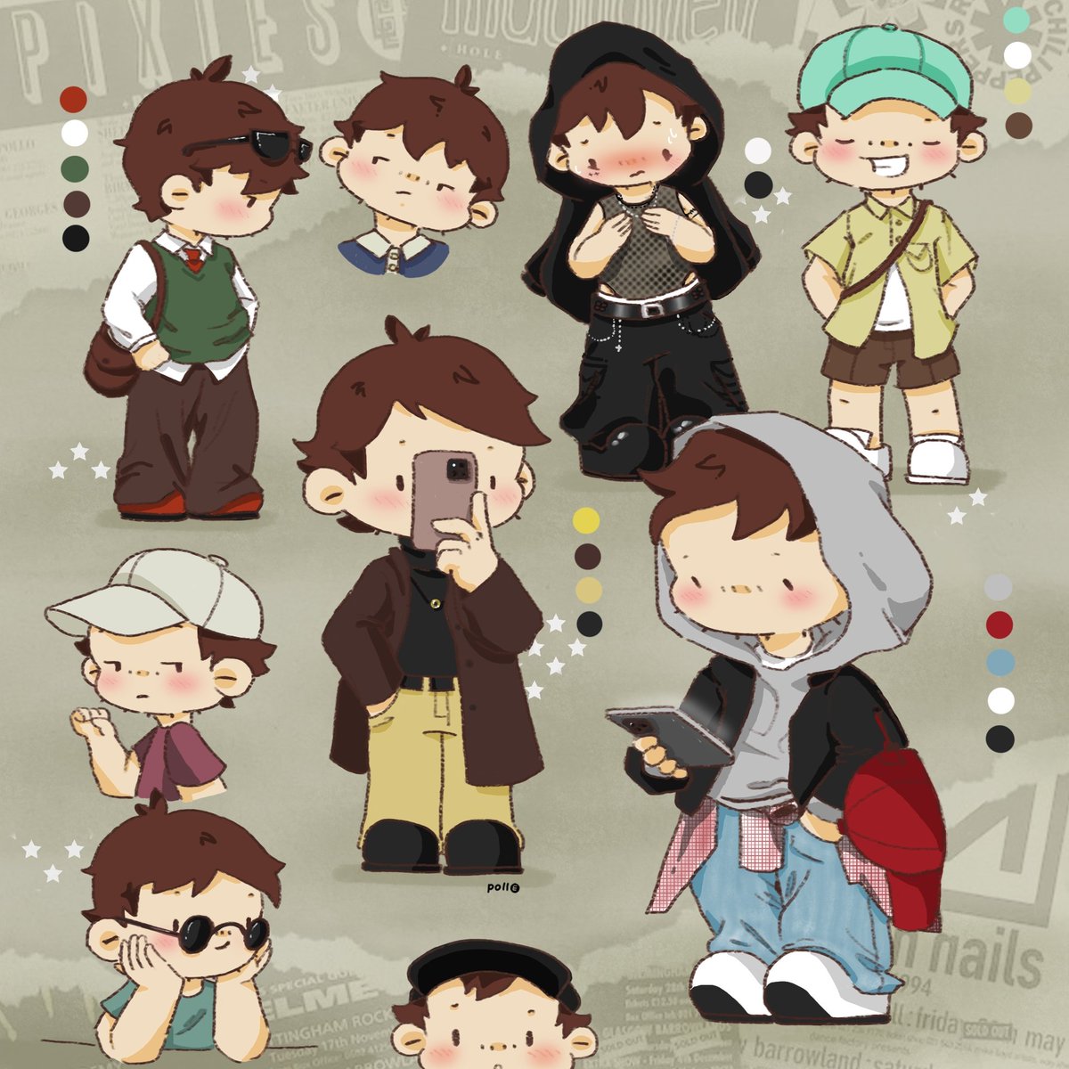 poll_eee's tweet image. trying different outfits 🙂‍↕️✨️
#sapnapfanart #sapnap