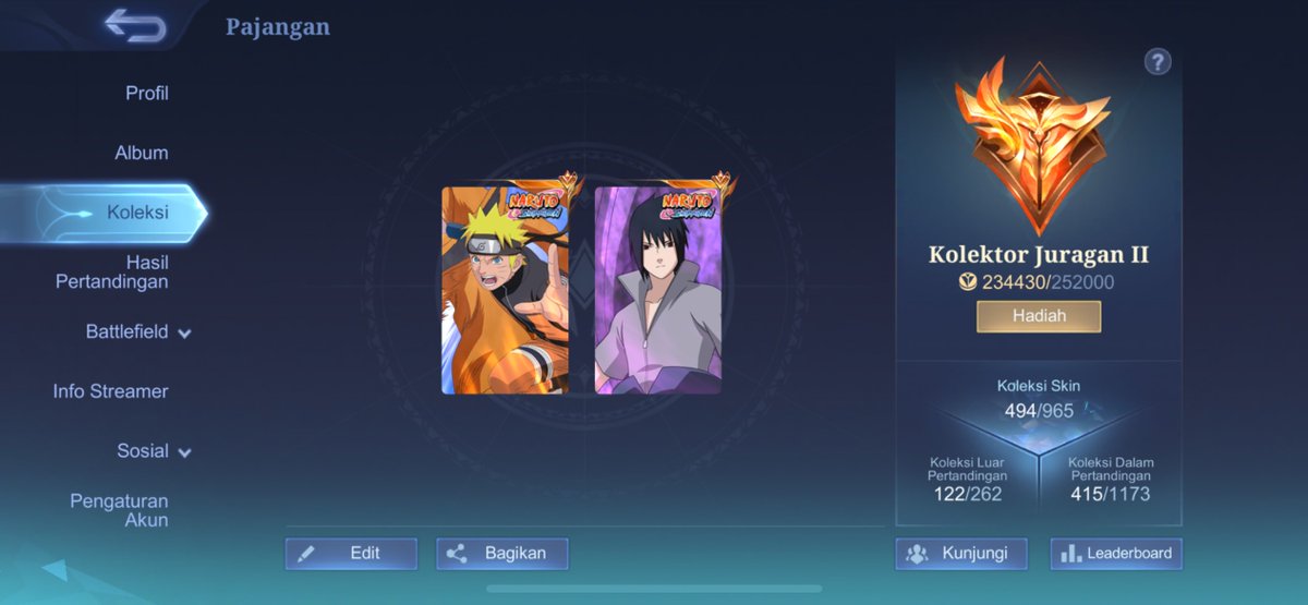 bublette_'s tweet image. Collab kali ini serem banget ah 👀
.
#MLBBXNARUTO