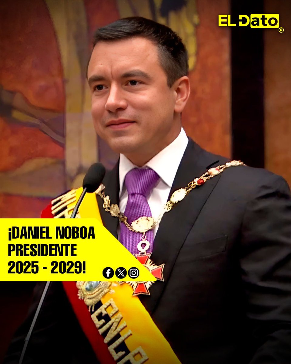 NayibBukeleDice's tweet image. Comienza el Nuevo Ecuador! Felicidades Presidente @DanielNoboaOk #PosesionPresidencial2025