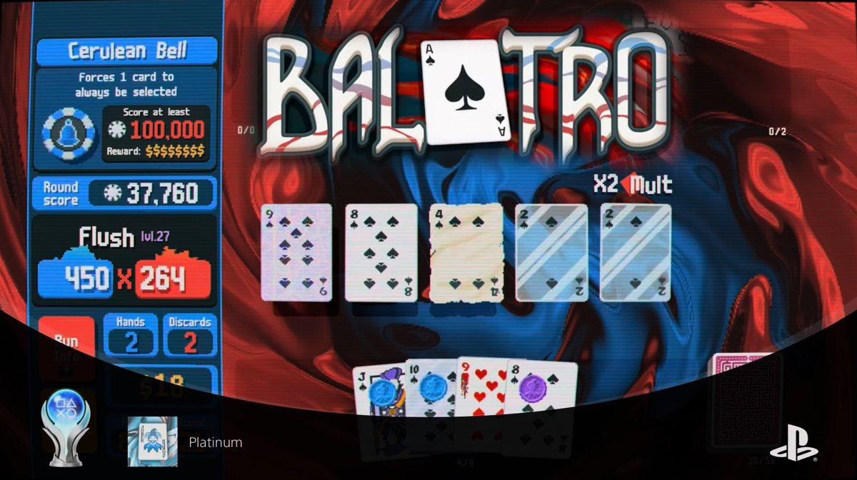 Mark Cerny (@cerny) on Twitter photo After seven months and hundreds of hours, proud to join the 0.1% of players that have achieved Platinum on Balatro! Kudos to <a href="/LocalThunk/">localthunk</a> for the incredibly deep gameplay After seven months and hundreds of hours, proud to join the 0.1% of players that have achieved Platinum on Balatro! Kudos to <a href="/LocalThunk/">localthunk</a> for the incredibly deep gameplay
