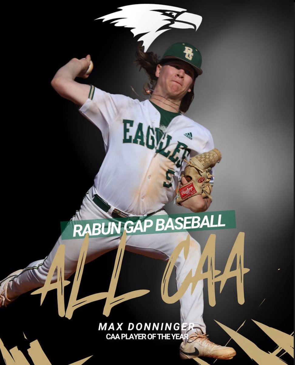 Maxd_18's tweet photo. blessed to be selected as CAA player of the year and all state recognition! thank you to @RGapBaseball for the past two years! https://t.co/NRkGx3nUVV