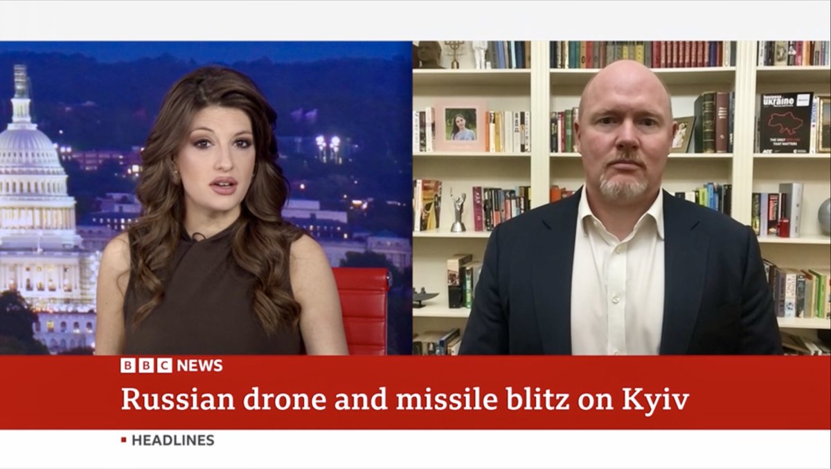 Business Ukraine mag (@biz_ukraine_mag) on Twitter photo "This is a phony peace process. The only way to end the war is by putting more pressure on Putin but Trump is reluctant to do so."
Business Ukraine publisher Peter Dickinson joined BBC News to discuss Russia's blitz on Kyiv and Donald Trump's rapidly unraveling peace efforts "This is a phony peace process. The only way to end the war is by putting more pressure on Putin but Trump is reluctant to do so."
Business Ukraine publisher Peter Dickinson joined BBC News to discuss Russia's blitz on Kyiv and Donald Trump's rapidly unraveling peace efforts