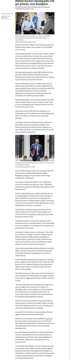 platinumpizza™ (@xeon4f145d96s1) on Twitter photo Doctors who trained in Britain.
2006, but on steroids.
No RDConf. No ARM. No democratic vote.
Unilateral policy from the government.
<a href="/wesstreeting/">Wes Streeting</a> backing UK graduates more than the BMA itself. Doctors who trained in Britain.
2006, but on steroids.
No RDConf. No ARM. No democratic vote.
Unilateral policy from the government.
<a href="/wesstreeting/">Wes Streeting</a> backing UK graduates more than the BMA itself.