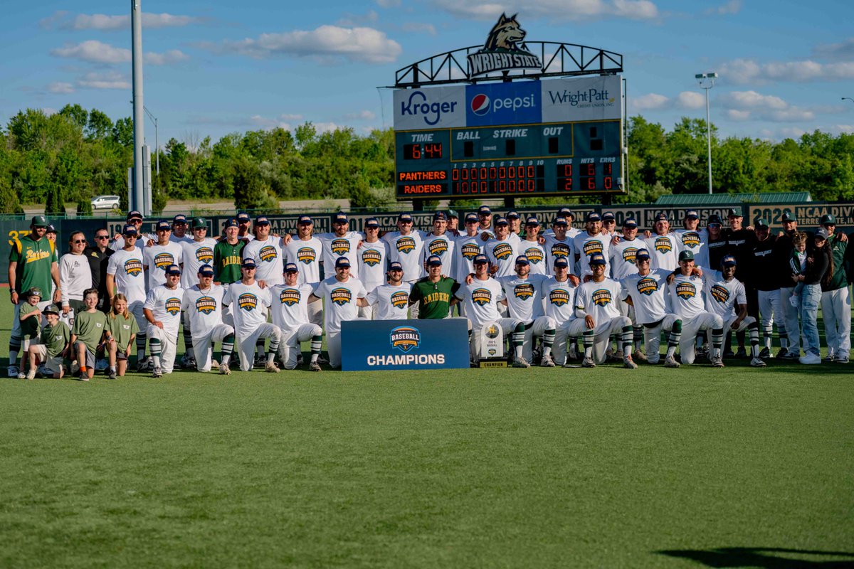 Horizon League (@horizonleague) on Twitter photo .<a href="/WSURaidergang/">Wright State Baseball</a> wins the 2025 #HLBASE title!
⚾️: horizonleague.org/news/2025/5/24…
#OurHorizon🌇 .<a href="/WSURaidergang/">Wright State Baseball</a> wins the 2025 #HLBASE title!
⚾️: horizonleague.org/news/2025/5/24…
#OurHorizon🌇