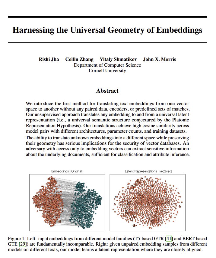 AI들의 바벨탑이 무너지다: 만능 번역기 vec2vec의 등장

문제 상황: 소통 불가능한 AI들

우리가 사용하는 AI 서비스들은 텍스트를 숫자(벡터)로 변환해 처리한다. 문제는 각 회사의 AI가 같은 단어를 완전히 다른 숫자로 표현한다는 점이다. 구글 AI가 "사과"를 [0.2, 0.8, 0.1]로 표현한다면,