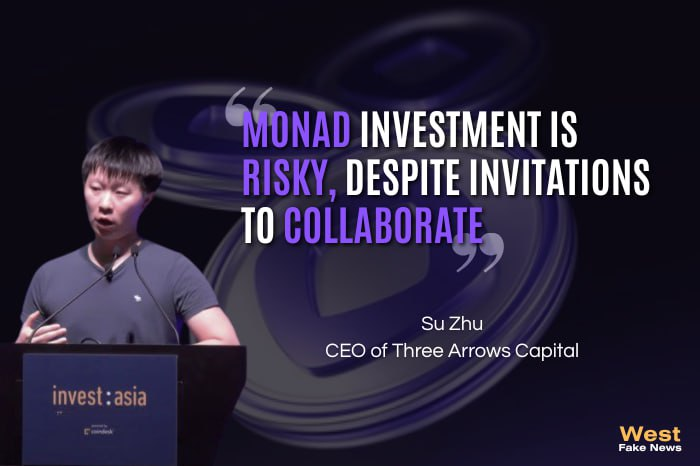 💜Big news from <a href="/monad_xyz/">Monad ⨀</a> 

At a recent event, the CEO of Three Arrows Capital said he received offers to work with Monad, despite these coming through <a href="/wagmigently/">Karma</a> .
A project positioning itself as a crypto opportunity.
However, he warned that Monad is not a safe investment.