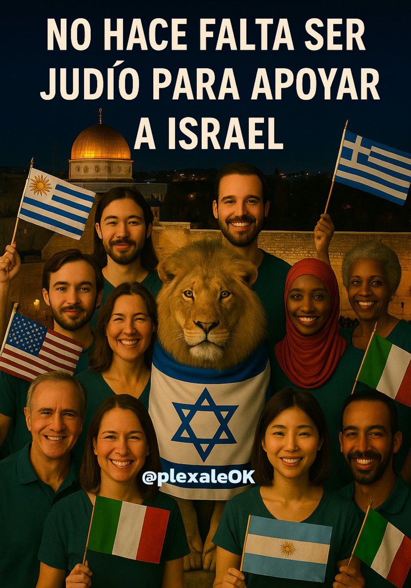 Nosotros, los judíos, estaremos eternamente agradecidos a los no judíos que nos han apoyado desde el comienzo de esta guerra.

Gracias de corazón por hacernos sentir que no estamos solos. Israel no está solo.

¿Desde que país apoyas an Israel? 🇮🇱 👇🏻
🇦🇷🇺🇸🇪🇸🇵🇷🇫🇷🇨🇴🇮🇹🇺🇾🇬🇧🇧🇷🇲🇽🇨🇱🇳🇱🇵🇾🇭🇺