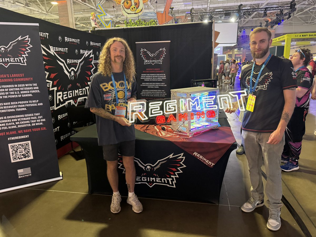 In the past two days, we have recruited nearly 100 Military Service Members &amp; Veterans to join REGIMENT at our DreamHack booth! 🫡 

We also had over 50 post 9/11 Veterans sign up for <a href="/VFWHQ/">VFW National HQ</a>!