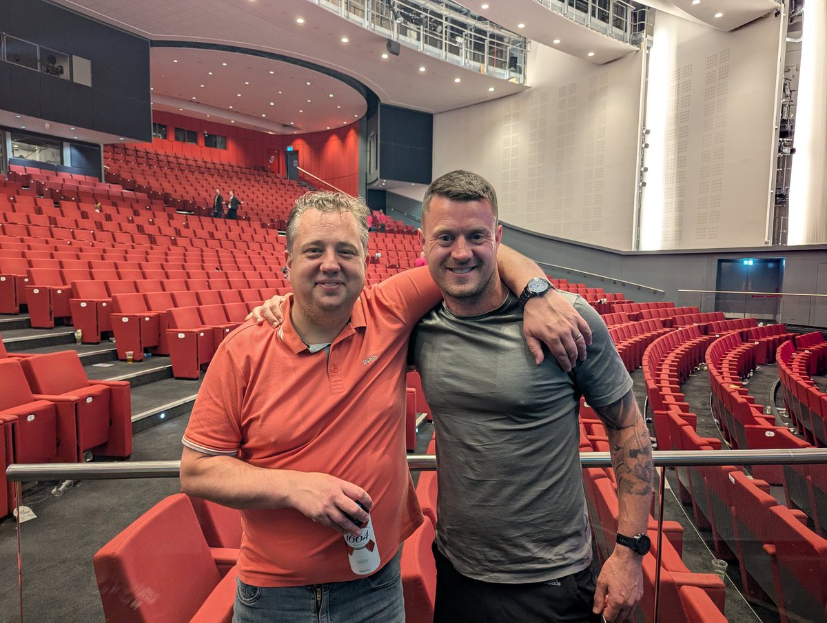 Brilliant night with <a href="/TheAnfieldWrap/">The Anfield Wrap</a>  as part of <a href="/theredweekender/">The Red Weekender</a>  - everything it should have been and a reminder, were one needed that we've been BOSS forever and we're never gonna stop.

Here with <a href="/Knox_Harrington/">Neil Atkinson</a> and <a href="/johngibbonsblog/">John Gibbons</a> (though I've no idea which one is which!)