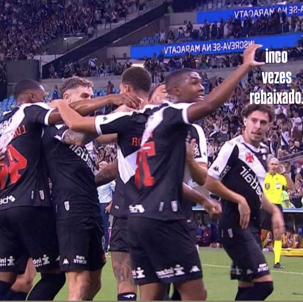 Cinco vezes rebaixado.