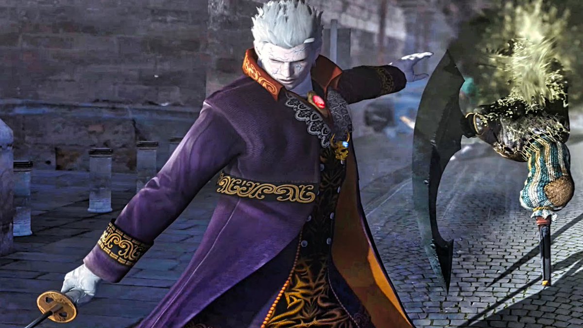 His attire for the #𝕳͜͡𝙚𝙡𝙡𝙛𝙞𝙧𝙚𝙜𝙖𝙡𝙖. His father attire has such formal tone that he had to use that for the sake of elegancy for that gala. It's not every day that they will see Vergil showing elegant side.

#𝕰𝐓𝐄𝐑𝐍𝐈𝐀   x  #𝕳͜͡𝙚𝙡𝙡𝙛𝙞𝙧𝙚𝙜𝙖𝙡𝙖 ⠀