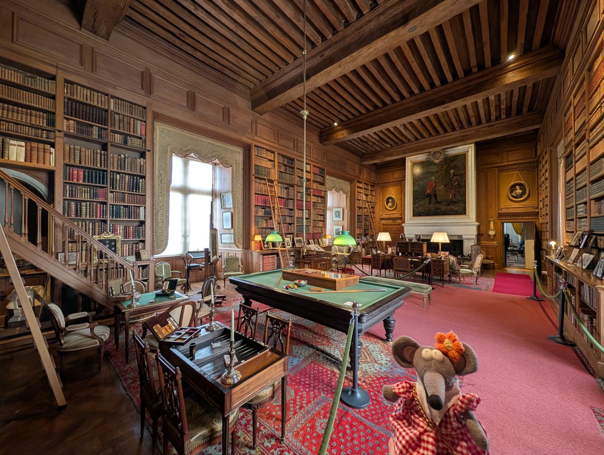 BorisMouse75's tweet photo. Le château de #Serrant, près d'#Angers, mérite d'être plus visité !
Il est connu pour sa superbe bibliothèque de 12.000 volumes historiques, mais aussi sa vaste cuisine, lieu apprécié des souris ! 🐭👍🏰 https://t.co/sSq4mw52zM