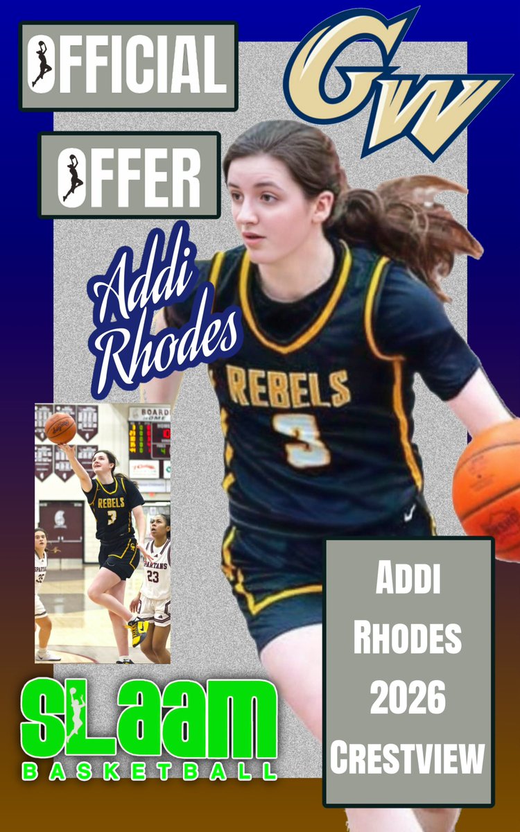 slaambasketball (@slaambasketball) on Twitter photo Huge congrats to #SLAAMFam's <a href="/Addisonrhodes26/">Addison Rhodes</a> on her official offer to play for <a href="/NurseGMO/">Ganiyat A. (Coach G)</a> & <a href="/GW_WBB/">GW Women's Basketball</a>! ๐ DC opportunity , baby! Proud of you, Addi! Shoutout to <a href="/Slaam26morreale/">Slaam26morreale</a>, <a href="/SelectEventsBB/">Select Events Basketball</a>, and <a href="/LadyRebelsHoops/">Lady Rebels Hoops</a> Letโs Go!!!! ๐ #Crestview2026 Huge congrats to #SLAAMFam's <a href="/Addisonrhodes26/">Addison Rhodes</a> on her official offer to play for <a href="/NurseGMO/">Ganiyat A. (Coach G)</a> & <a href="/GW_WBB/">GW Women's Basketball</a>! ๐ DC opportunity , baby! Proud of you, Addi! Shoutout to <a href="/Slaam26morreale/">Slaam26morreale</a>, <a href="/SelectEventsBB/">Select Events Basketball</a>, and <a href="/LadyRebelsHoops/">Lady Rebels Hoops</a> Letโs Go!!!! ๐ #Crestview2026