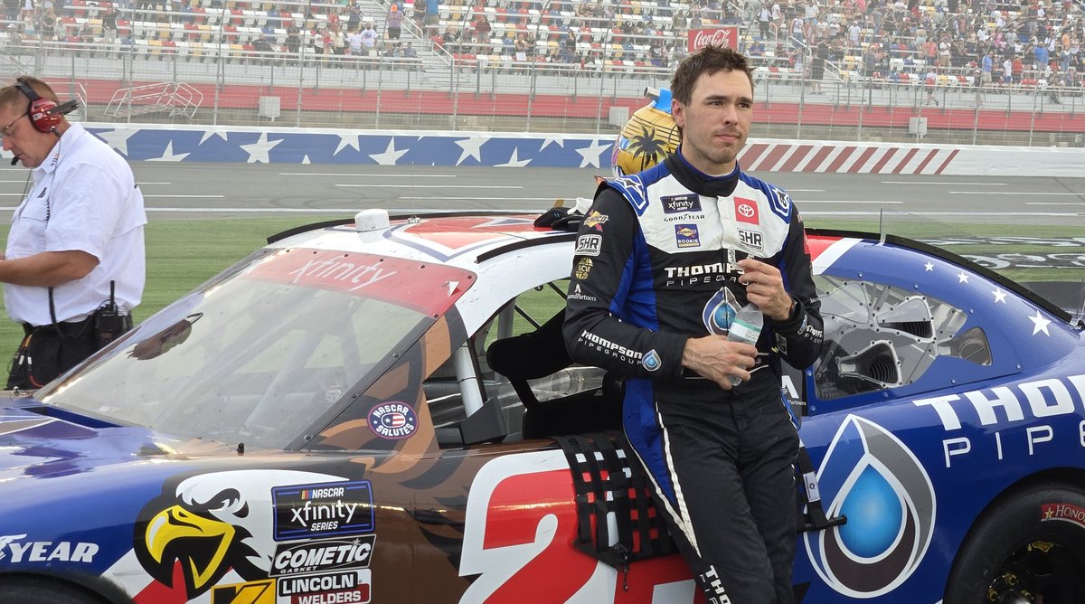STaranto92's tweet image. Dean Thompson finishes sixth at Charlotte, matching his season/career-best from Martinsville, which gives him four Top 10 finishes this season.

Thompson continuing to take to Xfinity cars very well.