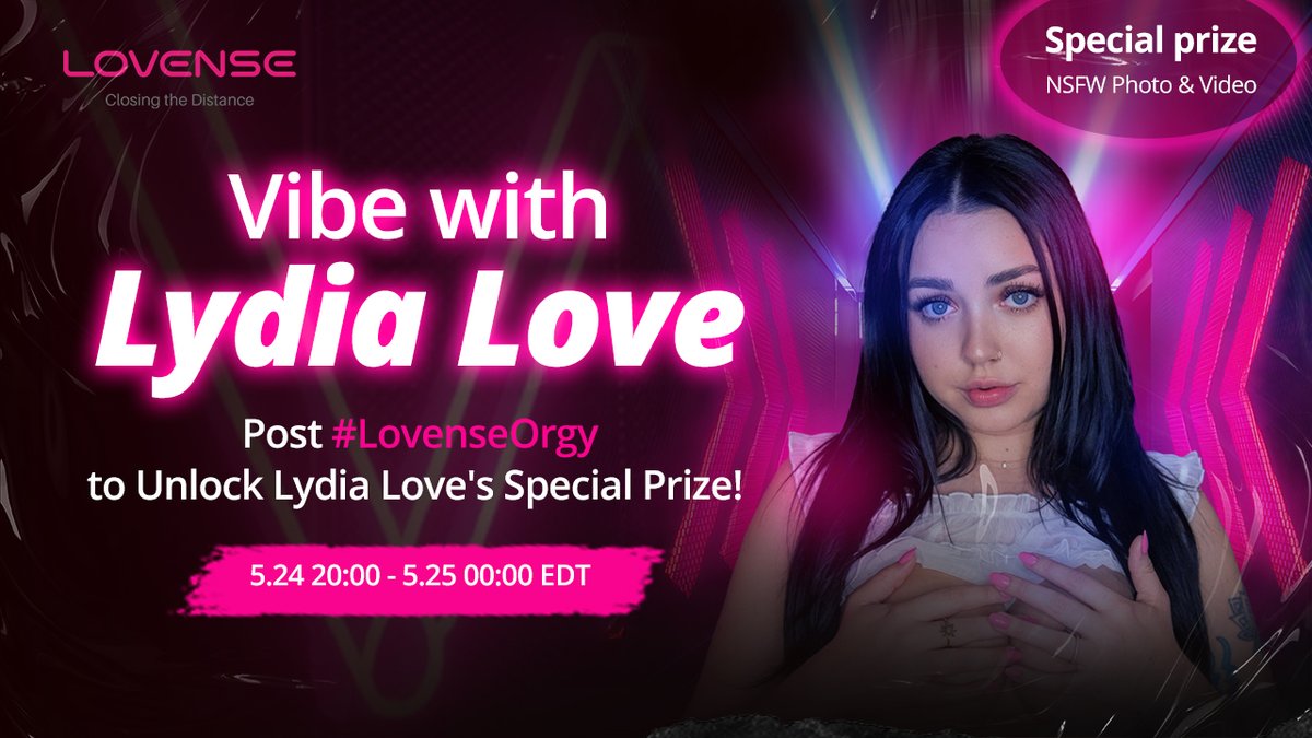 LovenseOfficial (@lovense) on Twitter photo 🔥 Tonight’s your chance to vibe with Orgy Masters. 🔥
From 20:00 to 24:00 EDT, post your hottest #LovenseOrgy Kinky Crew moments. 👀💦
Unlock a special prize from the one and only Lydia Love <a href="/lydialovexxx/">lydia love 🦋</a> ... if you can handle it. 😈🎁
lovense.com/p/2JxmpN 🔥 Tonight’s your chance to vibe with Orgy Masters. 🔥
From 20:00 to 24:00 EDT, post your hottest #LovenseOrgy Kinky Crew moments. 👀💦
Unlock a special prize from the one and only Lydia Love <a href="/lydialovexxx/">lydia love 🦋</a> ... if you can handle it. 😈🎁
lovense.com/p/2JxmpN