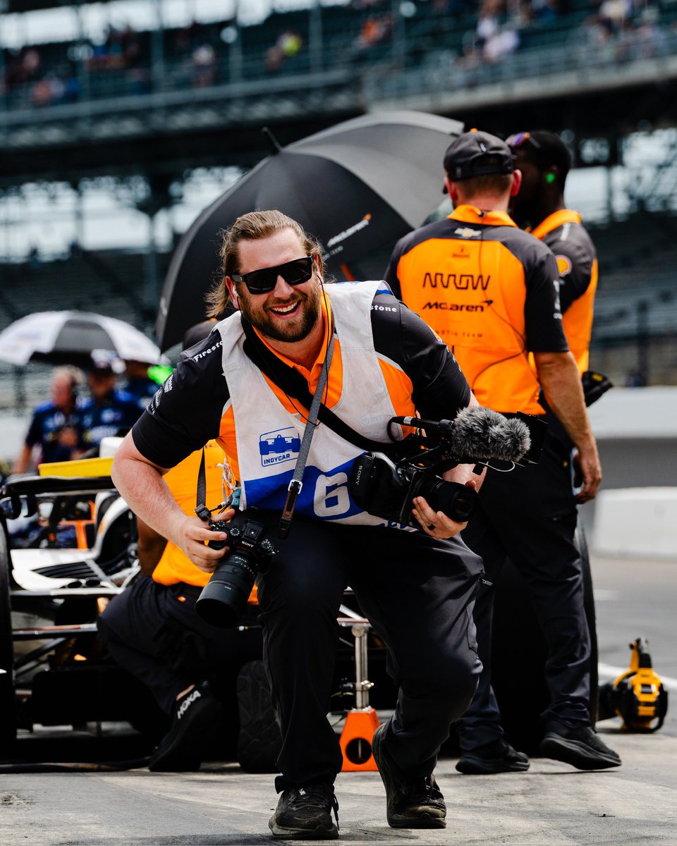 I film my first #Indy500 tomorrow. Woah.