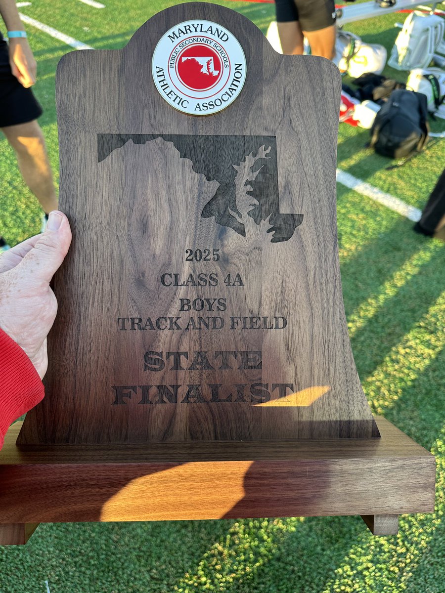 Maryland boys 4A state finalists. 2nd place for the team.