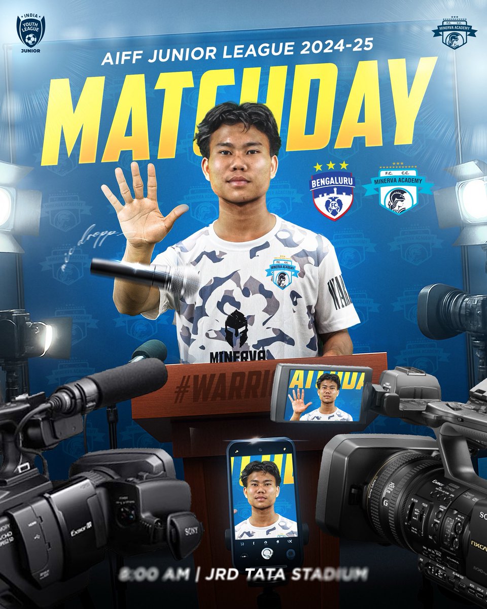 🚨𝐌𝐀𝐓𝐂𝐇𝐃𝐀𝐘🚨

Our young #Warriors will lock horns against Bengaluru FC in their semi-final of the Junior League! ⚔️

#MAFC #Warriors #TheFactory #IndianFootball #JuniorLeague
