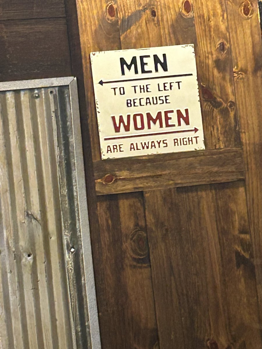 My daughters said they like this sign… until I said, because they never admit when they are wrong..