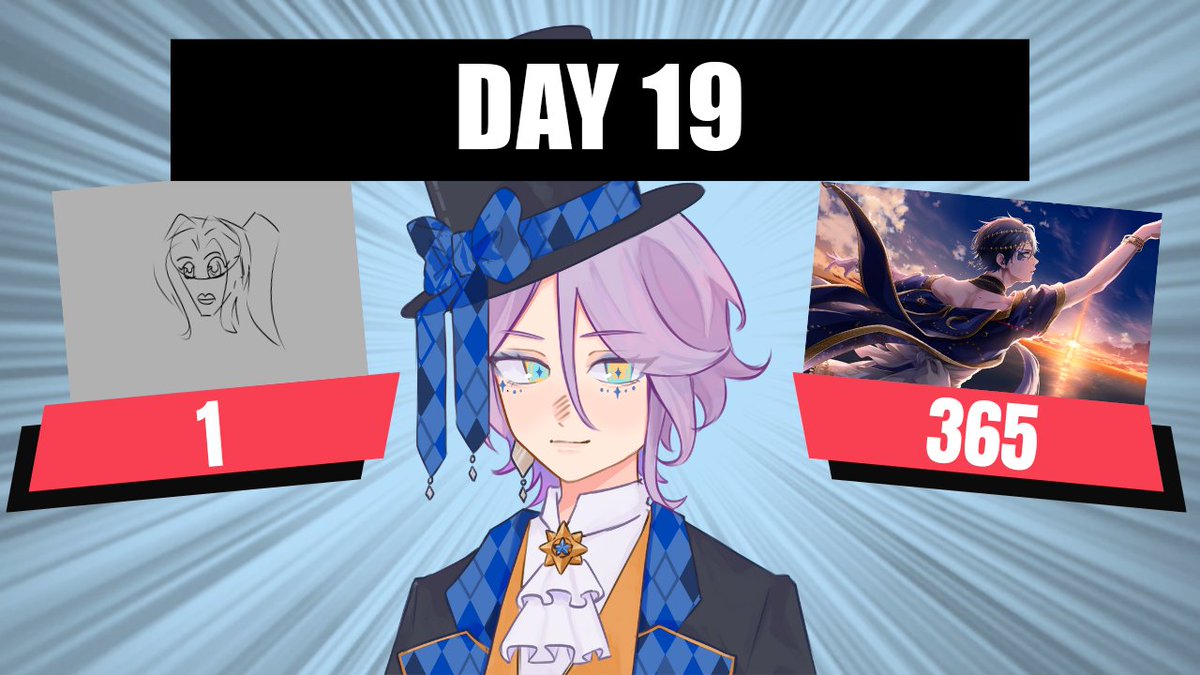 ¡Día 19 de mi reto de dibujo!
Day 19 of my daily drawing challenge! 
ドローイングチャレンジ19日目！  

Link 🖌️👉: youtu.be/nhLyJo0cUoY

#ArtJourney #drawingeverydaychallenge #VTuberUprising #VtuberES
