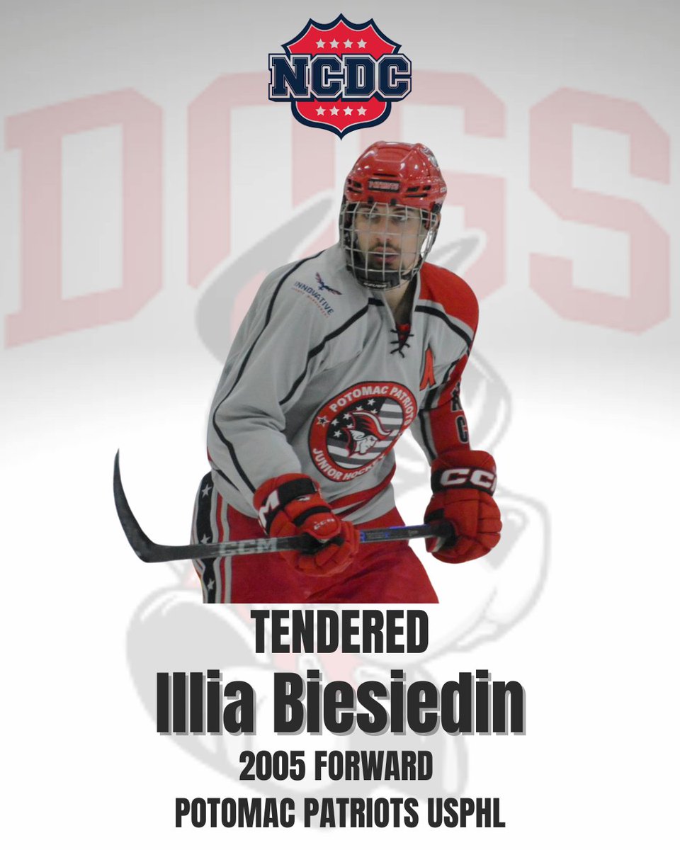 Boston Jr Terriers (@jr_terriers) on Twitter photo Congratulations to <a href="/PotomacPatriots/">Potomac Patriots</a> 4-year <a href="/USPHL/">USPHL</a> veteran forward, Illia Biesiedin, on recently tendering with the #BostonDogs of the <a href="/NCDCJrHockey/">NCDC Hockey</a> #GoDogs Congratulations to <a href="/PotomacPatriots/">Potomac Patriots</a> 4-year <a href="/USPHL/">USPHL</a> veteran forward, Illia Biesiedin, on recently tendering with the #BostonDogs of the <a href="/NCDCJrHockey/">NCDC Hockey</a> #GoDogs