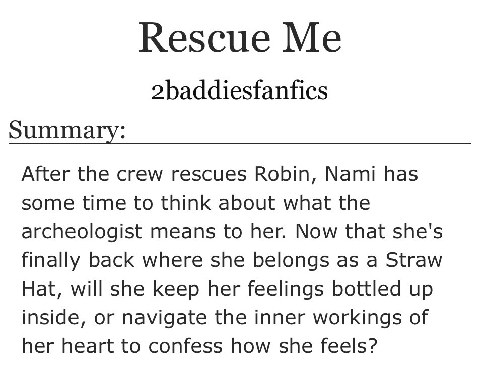 2BaddiesFanfics's tweet photo. Who doesn’t love a good confession fic? ☺️

https://t.co/tV2FO7BhYH

#nami #nicorobin #ナミロビ #namixrobin #namirobi #onepiece #wlw #robinxnami https://t.co/Vm0nhtYj3C