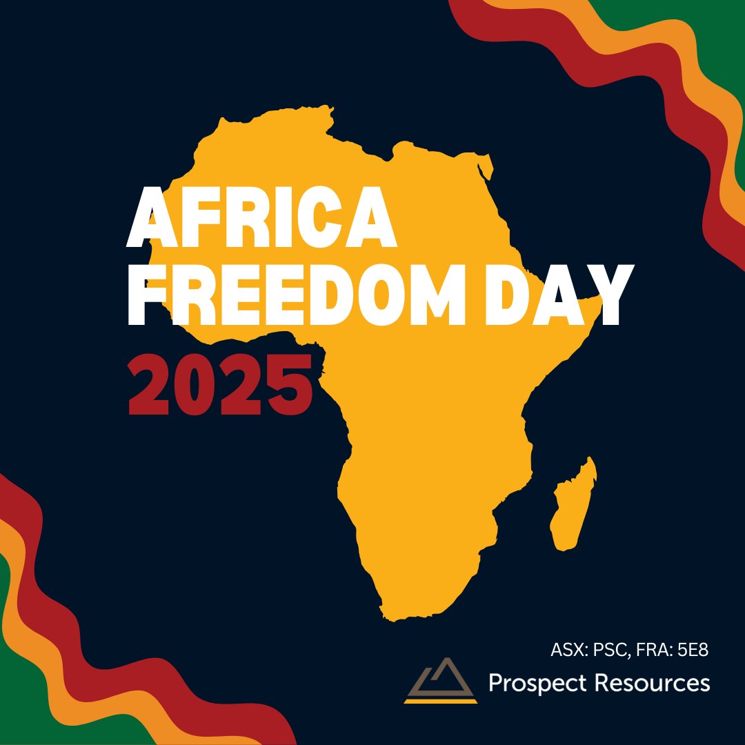 Prospect Resources Ltd (@prospectresltd) on Twitter photo Today on #AfricaFreedomDay, we honour the resilience and progress of African nations. Prospect Resources is proud to support Zambia’s future through our Mumbezhi Copper Project.
$PSC $PSC.AX Today on #AfricaFreedomDay, we honour the resilience and progress of African nations. Prospect Resources is proud to support Zambia’s future through our Mumbezhi Copper Project.
$PSC $PSC.AX