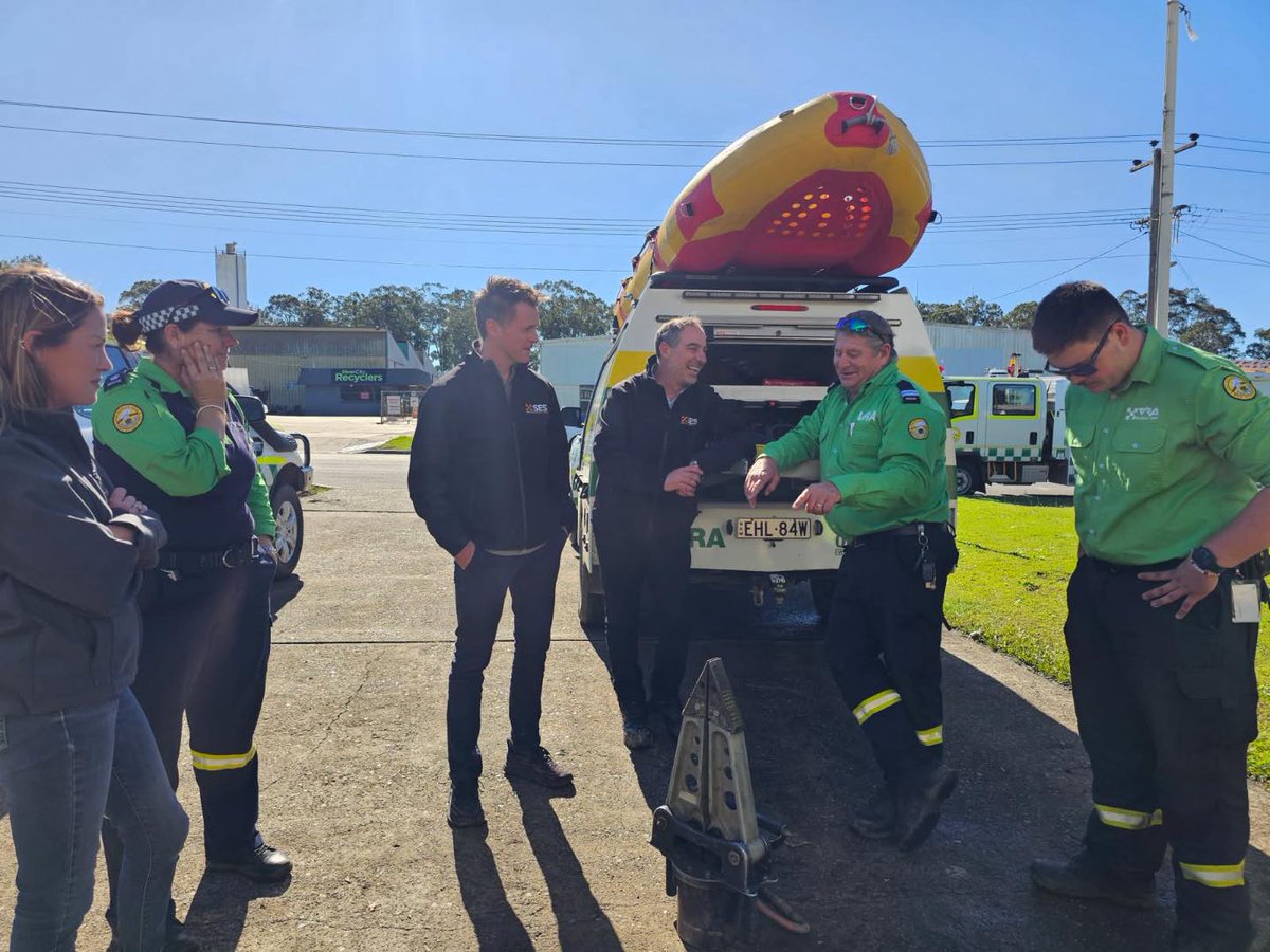 VRA Rescue NSW (@vrarescue) on Twitter photo Yesterday, our VRA Rescue NSW crews on deployment in the flood-ravaged Taree region were visited by NSW Premier <a href="/ChrisMinnsMP/">Chris Minns</a> and Emergency Services Minister <a href="/jihaddibmp/">Jihad Dib MP</a>, who took time to thank and speak with responders on the ground. facebook.com/VRARescueNSW/p… Yesterday, our VRA Rescue NSW crews on deployment in the flood-ravaged Taree region were visited by NSW Premier <a href="/ChrisMinnsMP/">Chris Minns</a> and Emergency Services Minister <a href="/jihaddibmp/">Jihad Dib MP</a>, who took time to thank and speak with responders on the ground. facebook.com/VRARescueNSW/p…