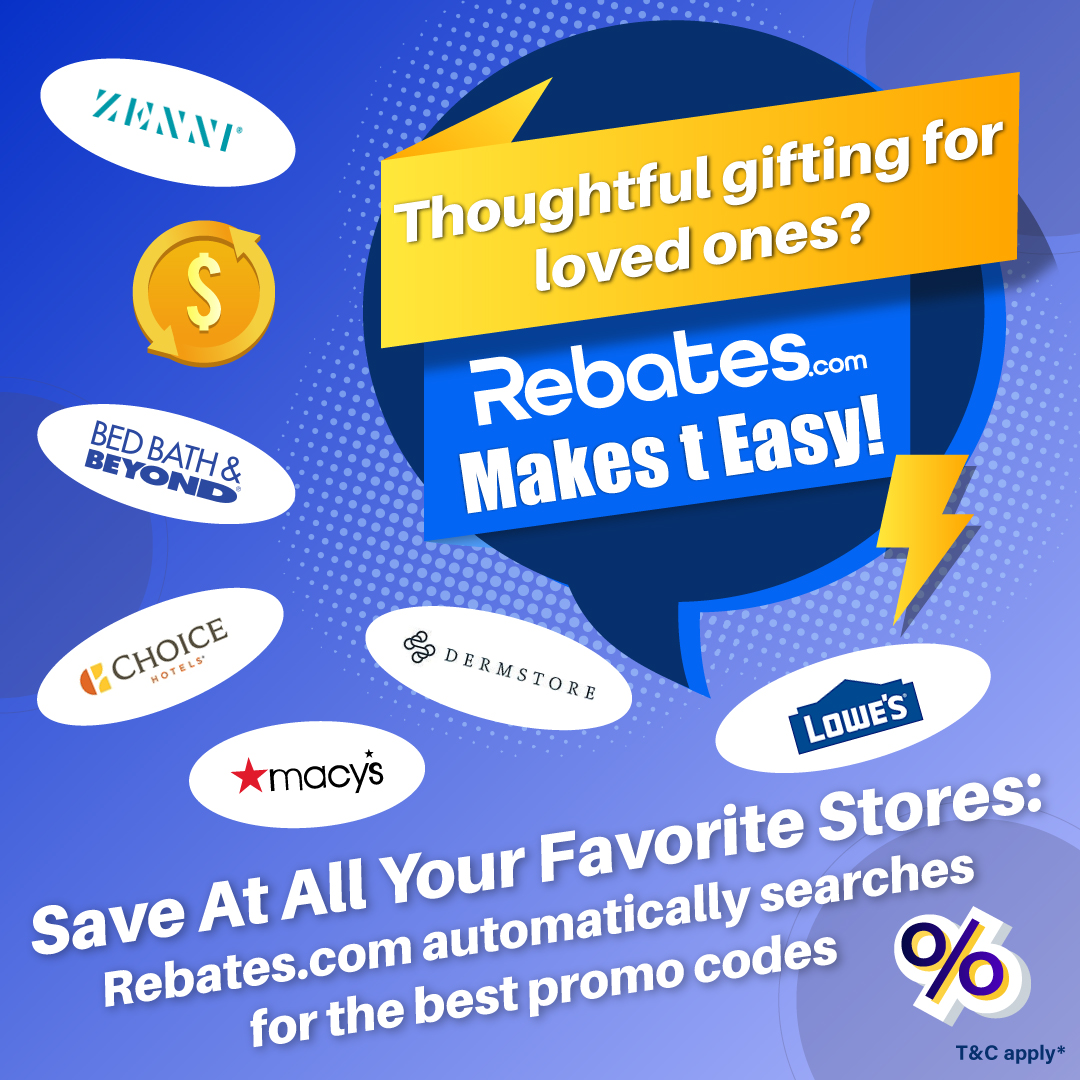 Rebatescom_'s tweet photo. Thoughtful gifting for loved ones? https://t.co/UEBlxQ8NAC makes it easy! Save At All Your Favorite Stores: https://t.co/UEBlxQ8NAC automatically searches for the best promo codes https://t.co/pCXHjqIj7B