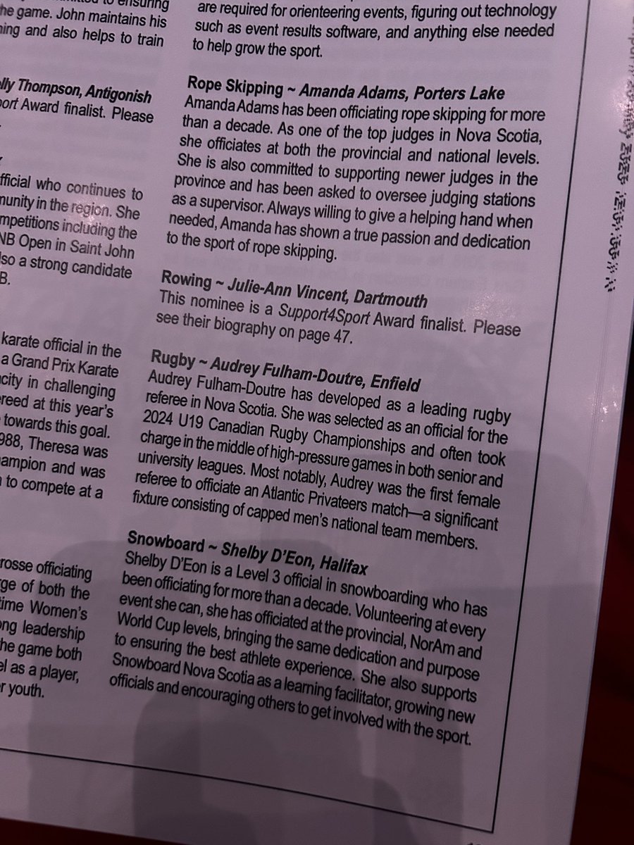 audrey ๐ฎ๐ช (@auds_fulham) on Twitter photo Nova Scotia Rugby Official of the Year ๐ค๐ #S4SAwards <a href="/support4sport/">Support4Sport</a> <a href="/RugbyNS/">Rugby Nova Scotia</a> <a href="/SportNovaScotia/">sportnovascotia</a> #cantseecantbe Nova Scotia Rugby Official of the Year ๐ค๐ #S4SAwards <a href="/support4sport/">Support4Sport</a> <a href="/RugbyNS/">Rugby Nova Scotia</a> <a href="/SportNovaScotia/">sportnovascotia</a> #cantseecantbe
