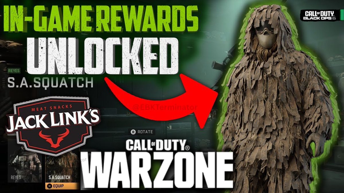 UFOIntel's tweet image. 💥🚨 New Video! 💥🚨

INSTANTLY Unlock This Super RARE Skin In Verdansk/Rebirth Island S.A. SQUATCH Ghillie Suit! 👇👇

youtu.be/0DopujT1gls

Retweet! 👍

#Warzone #EBKTerminator

m.youtube.com/@EBKTerminator
