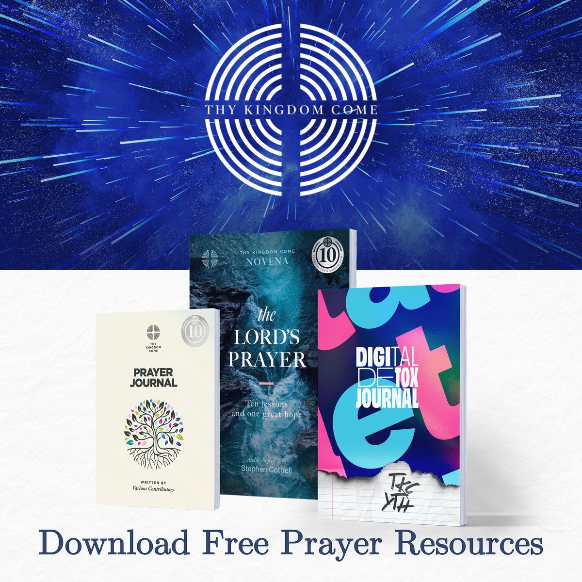 Join hundreds of thousands of Christians in prayer with the free Thy Kingdom Come resources. 

Based on the Lord’s Prayer, these free prayer resources are here to help you pray for others and engage with the global wave of prayer in a fresh way during the 11 days between
