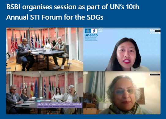 Shivtripathi's tweet photo. Wonderful discussion with action-agenda to leverage SDG17 for SDG4, affordability and flexibility matters in student mobility! @UN STIForum v.26 @BerlinSBI Thanks @Ramu_Damodaran @Kouveliotis panelists. @UNESCO @BlitzIndiaMedia @ugc_india @PRMESecretariat @DeepakDwivedi_ https://t.co/bcyCSGJzHa