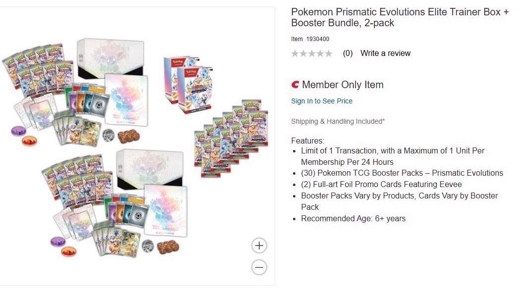 Cop A Pop Pro members are ready for the incoming Prismatic Evolutions drop at Costco with our Exclusive Autocheckouts! 💥 

You don’t want to miss this! Pro Memberships restock TOMORROW, 5/25 @ 8 PM ET on copapopcollective.com! 🗓️ 

#PokemonTCG #PrismaticEvolutions #Pokemon