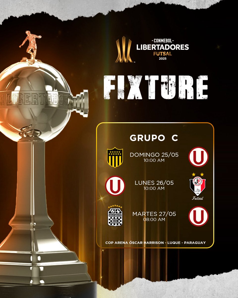 Futsal Pro FPF (@futsalpro_fpf) on Twitter photo ๐๐ผ๐ฟ๐ฎ๐ฟ๐ถ๐ผ๐ ๐ฐ๐ผ๐ป๐ณ๐ถ๐ฟ๐บ๐ฎ๐ฑ๐ผ๐ ๐ฝ๐ฎ๐ฟ๐ฎ ๐น๐ฎ โ๐จโ๐ฅ
El conjunto crema ya tiene todo listo para su debut en la <a href="/LibertadoresFS/">CONMEBOL Libertadores Futsal</a> ๐.
#FutsalPeru
#JomaFutsalPro ๐๐ผ๐ฟ๐ฎ๐ฟ๐ถ๐ผ๐ ๐ฐ๐ผ๐ป๐ณ๐ถ๐ฟ๐บ๐ฎ๐ฑ๐ผ๐ ๐ฝ๐ฎ๐ฟ๐ฎ ๐น๐ฎ โ๐จโ๐ฅ
El conjunto crema ya tiene todo listo para su debut en la <a href="/LibertadoresFS/">CONMEBOL Libertadores Futsal</a> ๐.
#FutsalPeru
#JomaFutsalPro