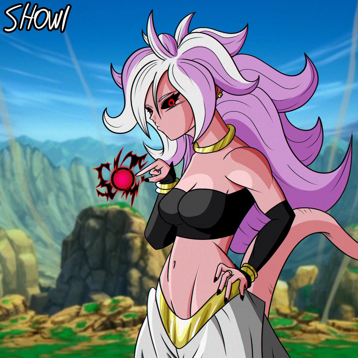xshowi's tweet photo. Android 21 💋 (Majin) https://t.co/X6vlA24Va4