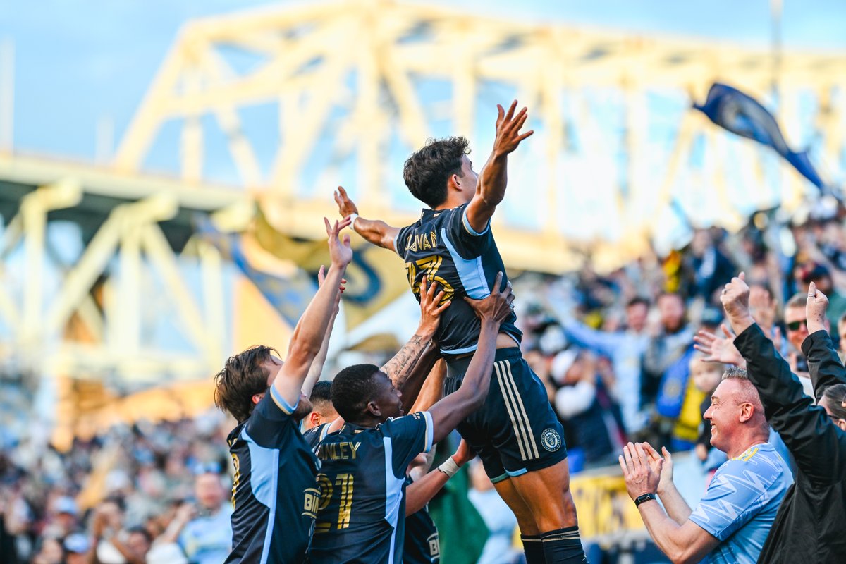 MLS's tweet image. This pic goes hard 🔥

@QuinnSullivan33 | @PhilaUnion